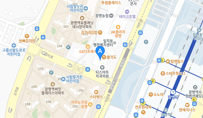 회사 위치 지도